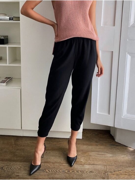 Babaton Aritzia Dexter Black Dress Jogger Pants Size XS EUC - Picture 10 of 13